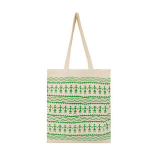 Printed Loop Handle Shopping Bag