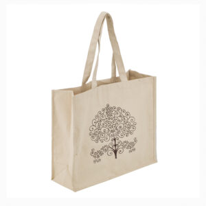 Printed Canvas Tote Bag