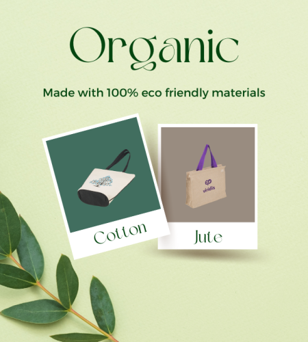 cotton and Jute bags